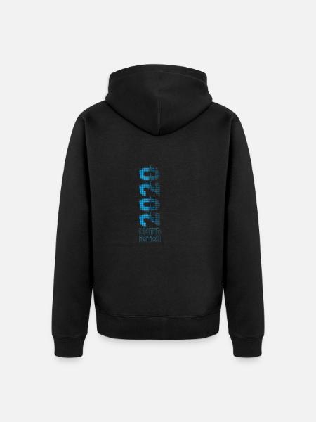 Limited Edition 2020 Graffiti - Unisex Premium Bio Zip Hoodie - Schwarz