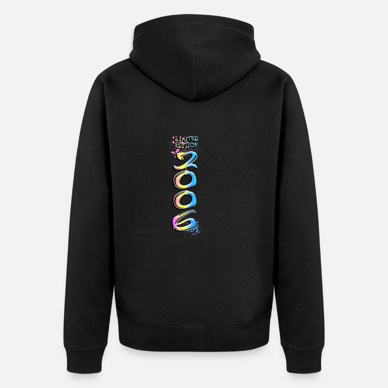 Limited Edition 2006 Graffiti - Unisex Premium Bio Zip Hoodie - Schwarz