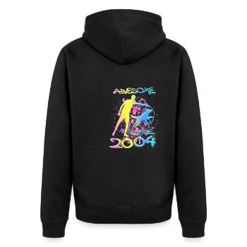 Génial depuis 2004. Agilité, Hundetraining - Veste à capuche bio Premium Unisexe - noir - Dos - Nico (187cm)