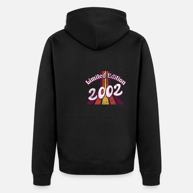 Edition Limitée 2002 Millésime - Veste à capuche bio Premium Unisexe - noir