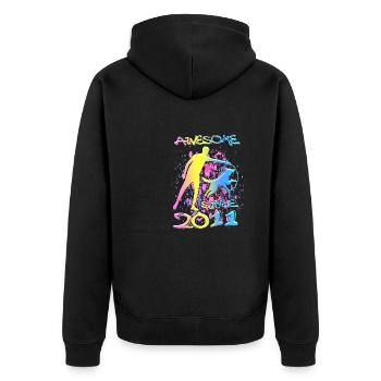 Génial depuis 2011. Agilité, Hundetraining - Veste à capuche bio Premium Unisexe - noir - Dos - Nico (187cm)