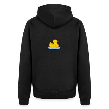 canard - Veste à capuche bio Premium Unisexe - noir - Dos - Nico (187cm)