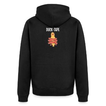 Duck-Tape Poison Des animaux - Veste à capuche bio Premium Unisexe - noir - Dos - Nico (187cm)