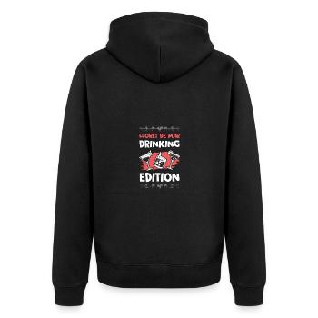 Lloret De Mar Édition à boire - Veste à capuche bio Premium Unisexe - noir - Dos - Nico (187cm)