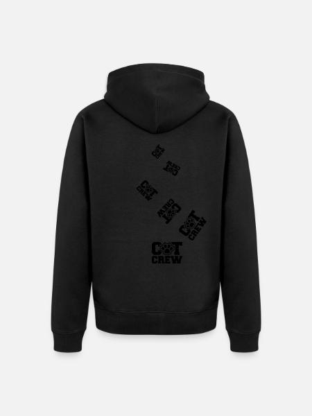 Équipage Cat - Veste à capuche bio Premium Unisexe - noir
