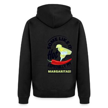 Attenzione Margarita épicée Cocktail Lover’s - Veste à capuche bio Premium Unisexe - noir - Dos - Nico (187cm)