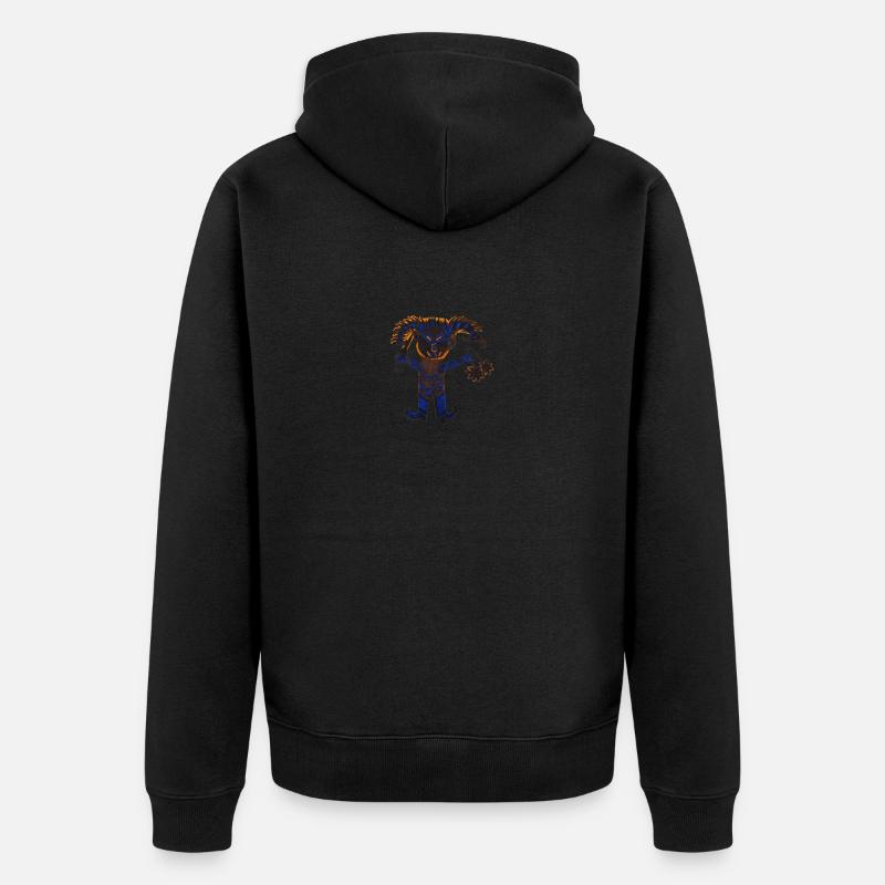 Figurine de monstre - Veste à capuche bio Premium Unisexe - noir