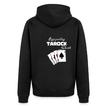Chemise officielle de tarot - Veste à capuche bio Premium Unisexe - noir - Dos - Nico (187cm)