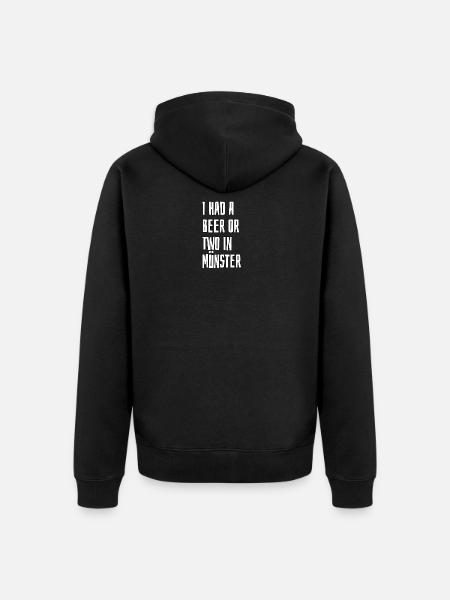 Münster - Unisex Premium Organic Zip Hoodie - black