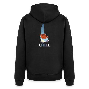 Chill Sloth Climber Escalade Falaise Drôle - Veste à capuche bio Premium Unisexe - noir - Dos - Nico (187cm)