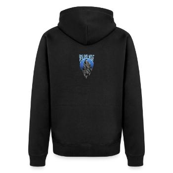 Grand méchant loup - Veste à capuche bio Premium Unisexe - noir - Dos - Nico (187cm)