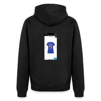 Screenshot 2024 12 22 at 5 37 10 PM jpeg - Unisex Premium Organic Zip Hoodie - black - Back - Nico (187cm)