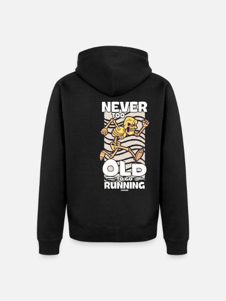 Courir - Veste à capuche bio Premium Unisexe - noir