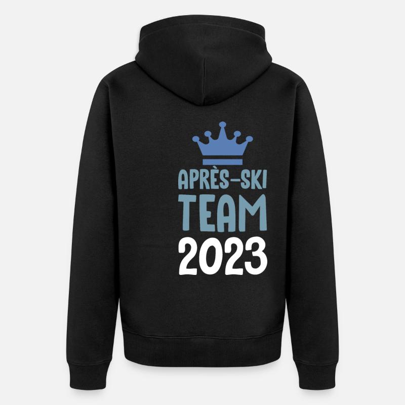 Après-ski 2023 Krone - Veste à capuche bio Premium Unisexe - noir