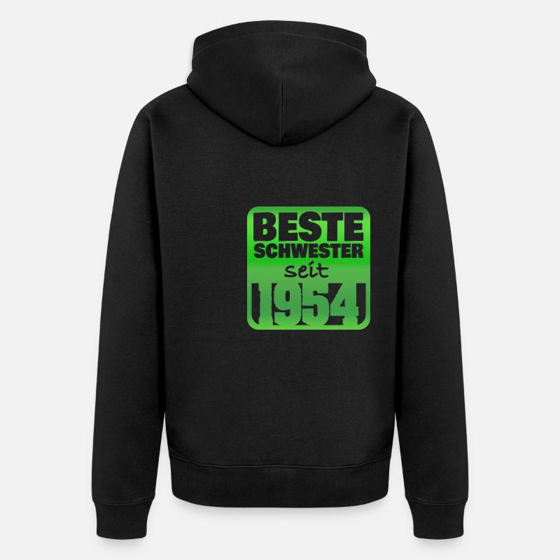Soeur 1954 - Veste à capuche bio Premium Unisexe - noir