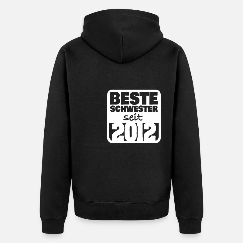 2012 - Veste à capuche bio Premium Unisexe - noir