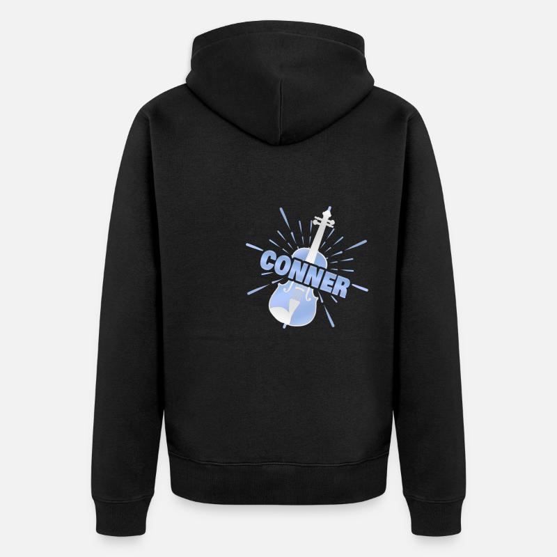 Violon Conner - Veste à capuche bio Premium Unisexe - noir