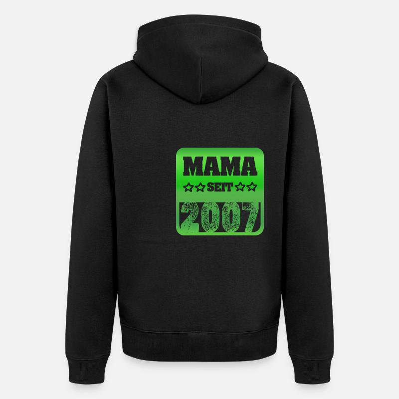 2007 - Unisex Premium Bio Zip Hoodie - Schwarz