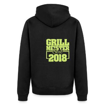 2018 - Veste à capuche bio Premium Unisexe - noir - Dos - Nico (187cm)