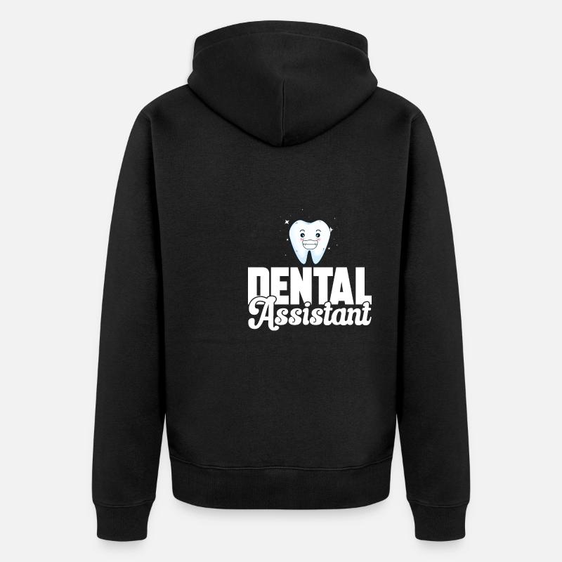 Assistante dentaire Assistante dentaire - Veste à capuche bio Premium Unisexe - noir