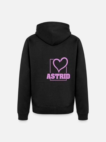 Astrid : Bachelorette - Veste à capuche bio Premium Unisexe - noir