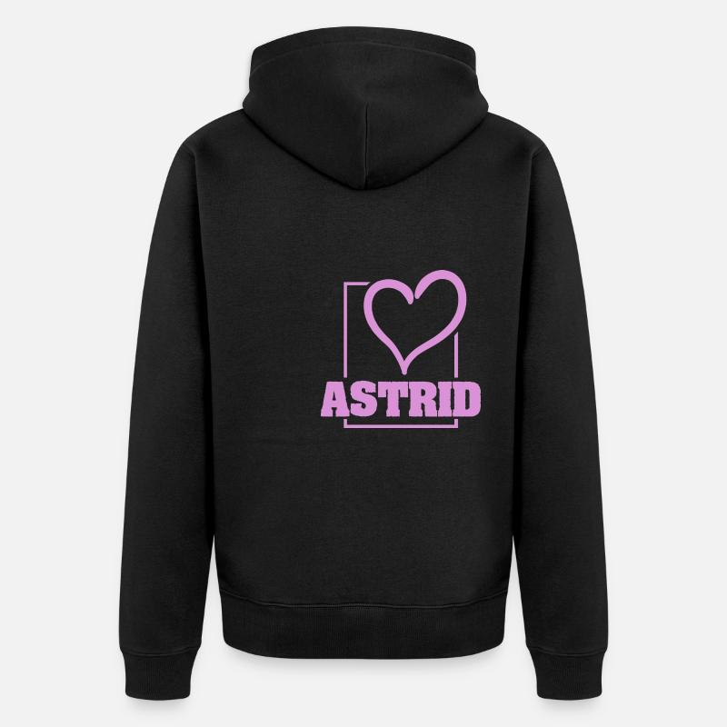 Astrid : Bachelorette - Veste à capuche bio Premium Unisexe - noir