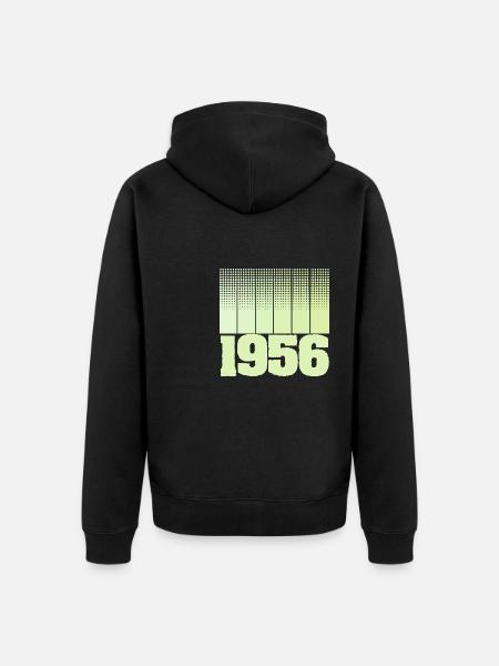 Playing field 1956 - Unisex Premium Organic Zip Hoodie - black