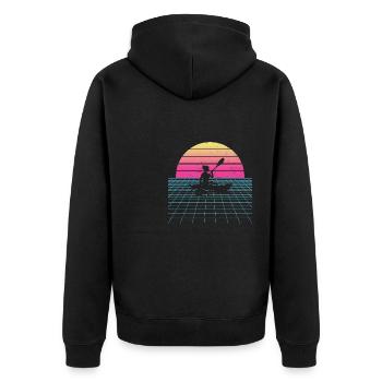 Kayak Femme Kayak Canoë Kayak Homme - Veste à capuche bio Premium Unisexe - noir - Dos - Nico (187cm)