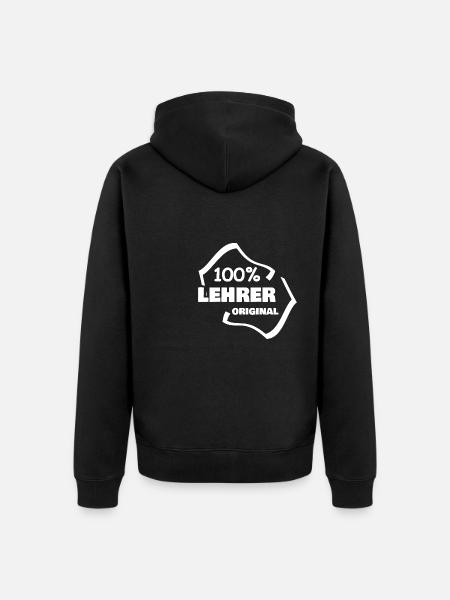 Gift for Teacher - Unisex Premium Organic Zip Hoodie - black