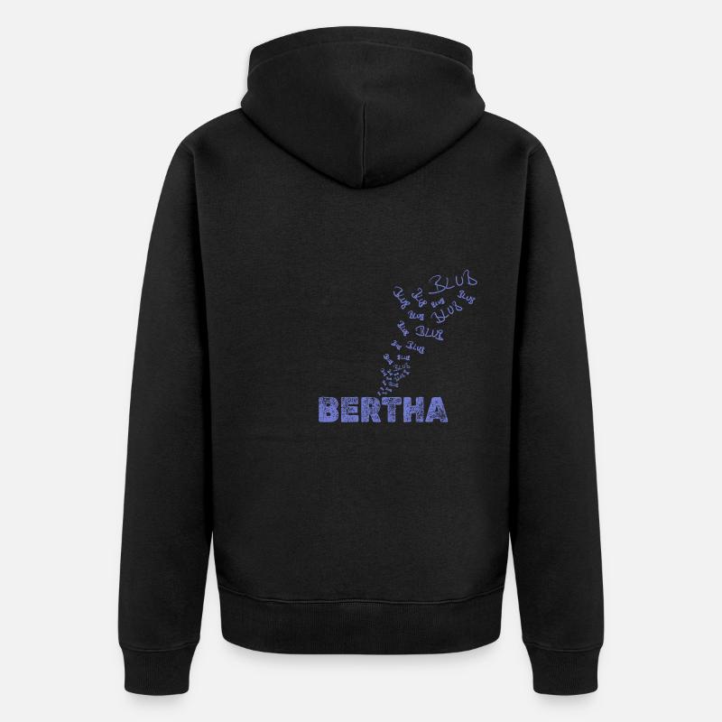 Voile Bertha - Veste à capuche bio Premium Unisexe - noir