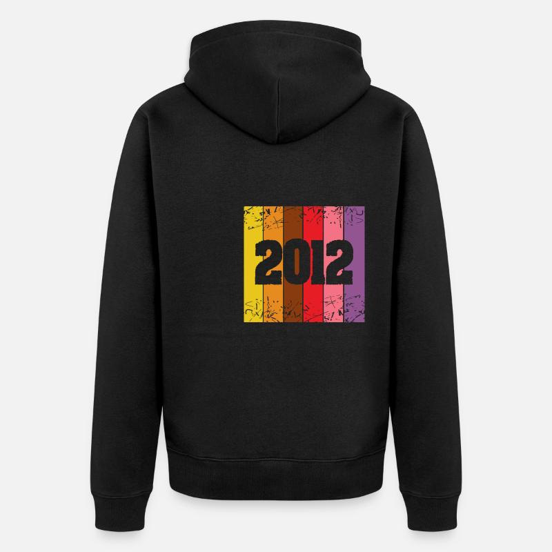 2012 2012 - Veste à capuche bio Premium Unisexe - noir
