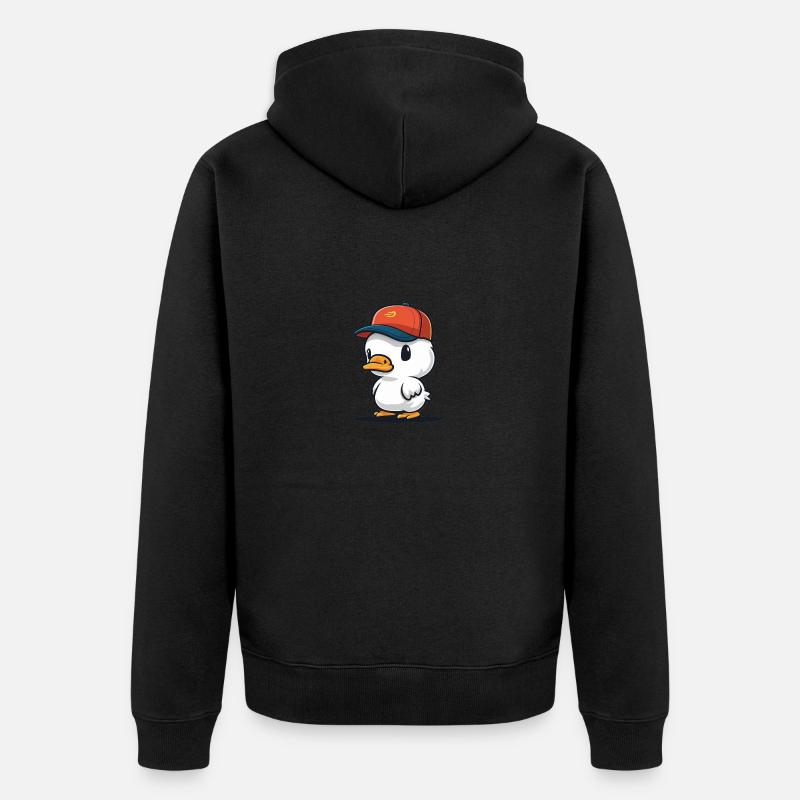 Canard mignon 2 - Veste à capuche bio Premium Unisexe - noir