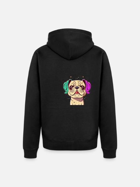 Diversität - Unisex Premium Bio Zip Hoodie - Schwarz