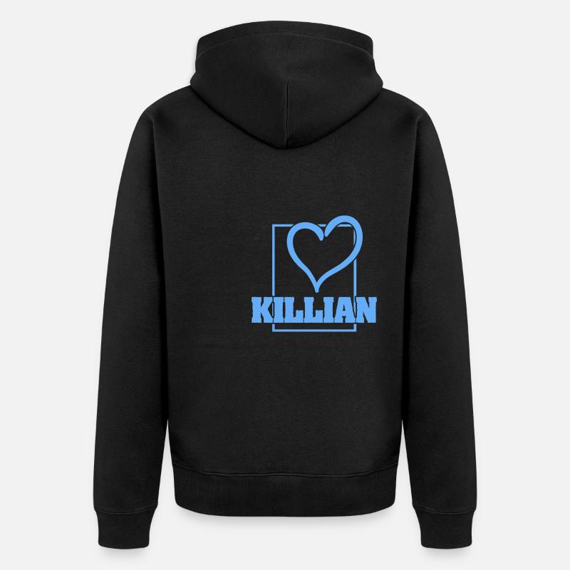 Killian: Bachelor - Veste à capuche bio Premium Unisexe - noir