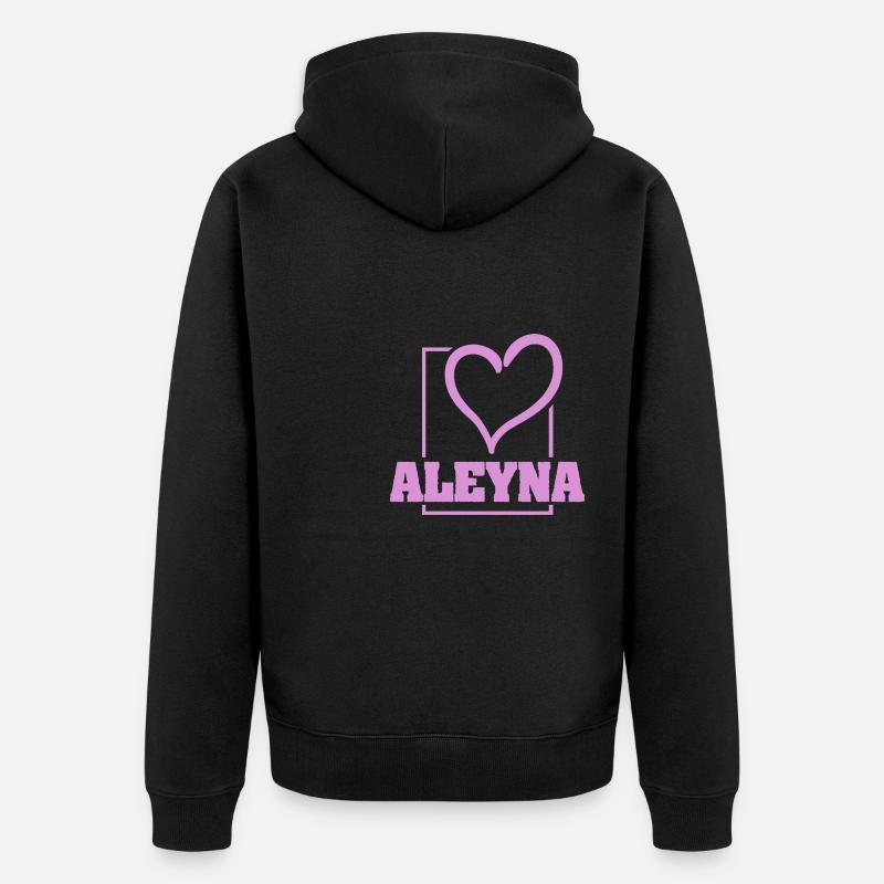 Aleyna - Veste à capuche bio Premium Unisexe - noir