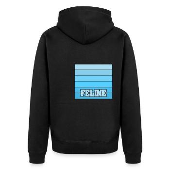 Nom de femme Félin - Veste à capuche bio Premium Unisexe - noir - Dos - Nico (187cm)