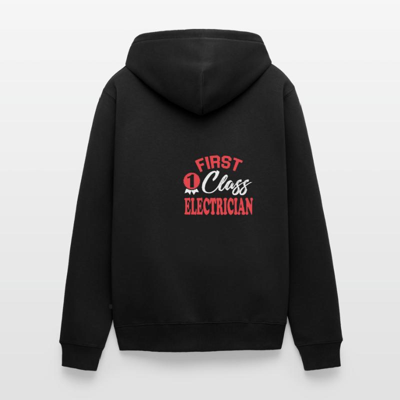 First-class electronics technician Unisex Premium Organic Zip Hoodie