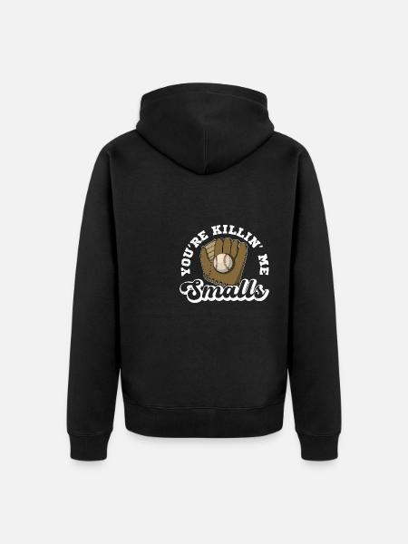 Baseball USA Gloves Catcher Pitcher - Unisex Premium Organic Zip Hoodie - black