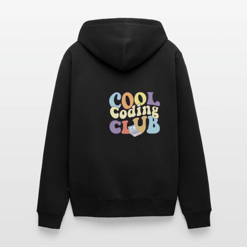 Cool Coding Club Computer Programmer Coder Unisex Premium Bio Zip Hoodie