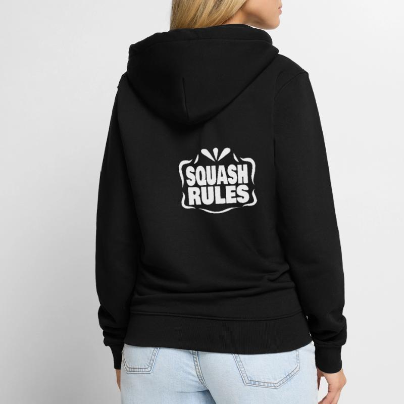 Squash Squash Unisex Premium Bio Zip Hoodie