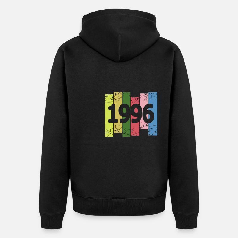 1996 - Veste à capuche bio Premium Unisexe - noir