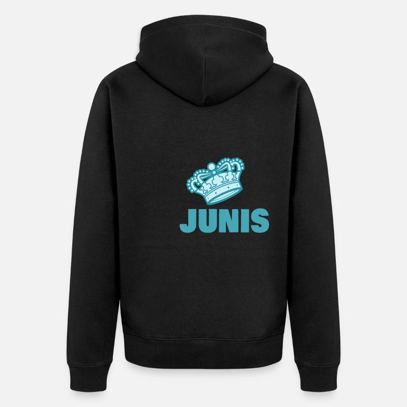 Cadeau pour Junis - Veste à capuche bio Premium Unisexe - noir