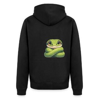 Serpents Serpent - Veste à capuche bio Premium Unisexe - noir - Dos - Nico (187cm)