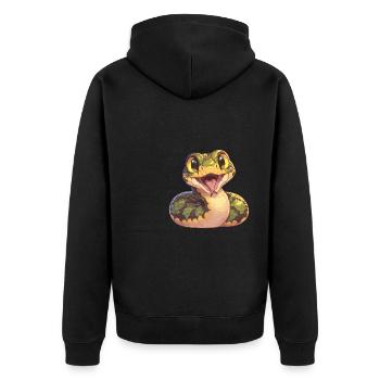Serpents Serpent - Veste à capuche bio Premium Unisexe - noir - Dos - Nico (187cm)