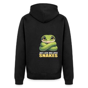 Serpents Serpent - Veste à capuche bio Premium Unisexe - noir - Dos - Nico (187cm)