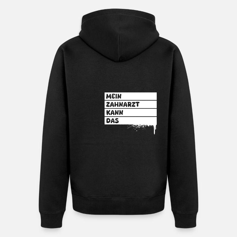 Dentiste - Veste à capuche bio Premium Unisexe - noir