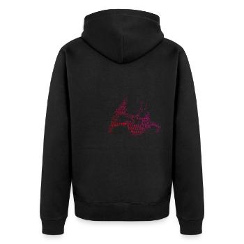 Kitesurfer Kite Kitesurfing Kitesurf Kitesurfen - Veste à capuche bio Premium Unisexe - noir - Dos - Nico (187cm)