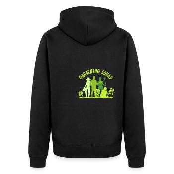 Équipe de jardinage Hobby Gardener Retirement - Veste à capuche bio Premium Unisexe - noir - Dos - Nico (187cm)