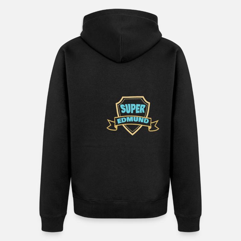 Edmund - Veste à capuche bio Premium Unisexe - noir
