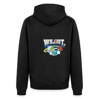 Nous voyageons au Honduras Voyage Matching Famille - Veste à capuche bio Premium Unisexe - noir - Dos - Nico (187cm)